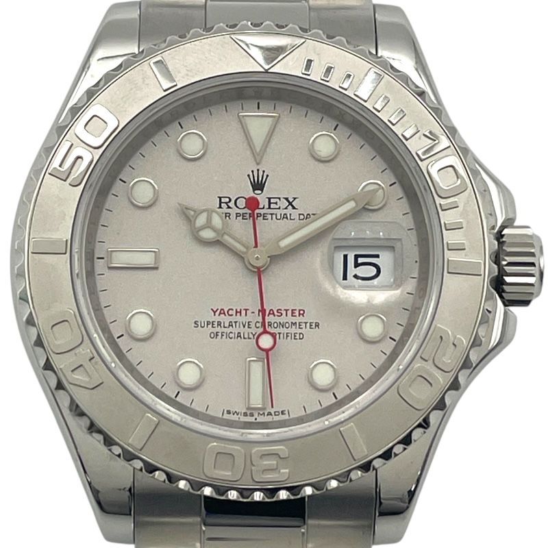 ロレックス ROLEX ヨットマスター ロレジウム 16622 シルバー Pt/SS 自動巻き メンズ 腕時計