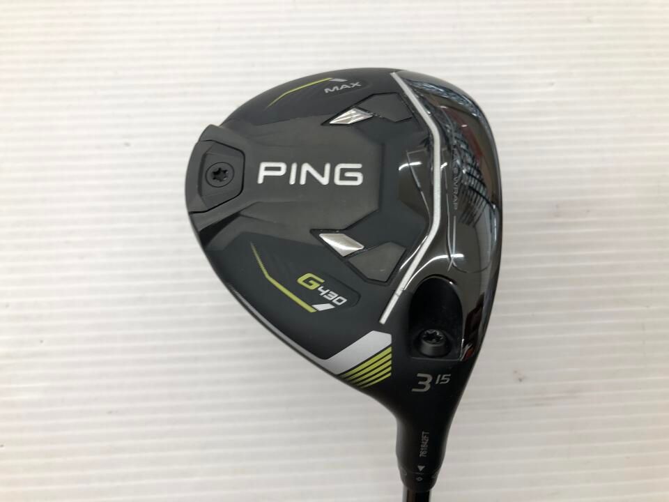 ピン　G430 MAX　15度　TOUR 2.0 BLACK 65　Sフレックス　フェアウェイウッド　中古　ゴルフドゥ！深谷店【最短即日発送】