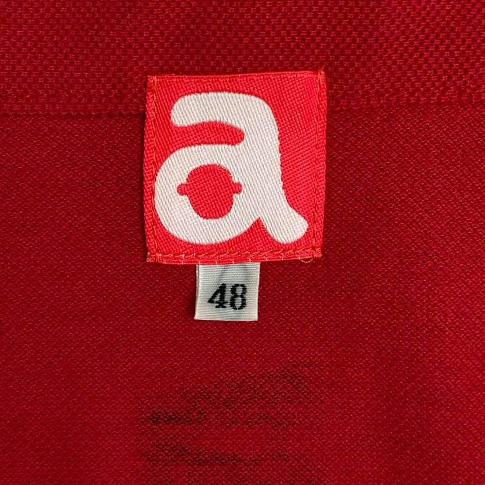 サイズ：48 ARCHIVIO アルチビオ 半袖ポロシャツ レッド系 [240101671679] ゴルフウェア メンズ ストスト