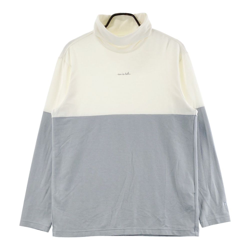 サイズ：L TRAVIS MATHEW トラビスマシュー タートルネック 長袖Tシャツ 微起毛 グレー系 [240101683388] ゴルフウェア メンズ ストスト