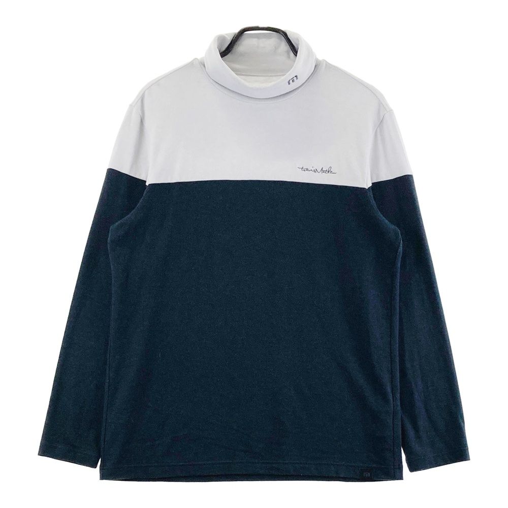 サイズ：L TRAVIS MATHEW トラビスマシュー タートルネック 長袖Tシャツ 微起毛 ブラック系 [240101683389] ゴルフウェア メンズ ストスト