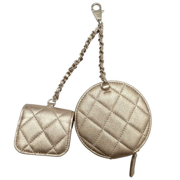 ○ シャネル CHANEL マトラッセ コインケース AirPodsケース 2024 