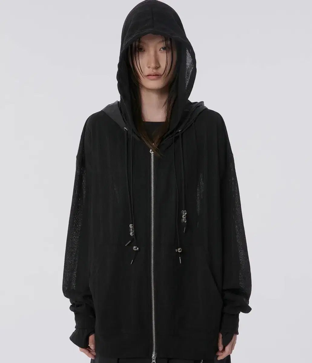 フレアアップ Oversized 2-Hooded Zip UP