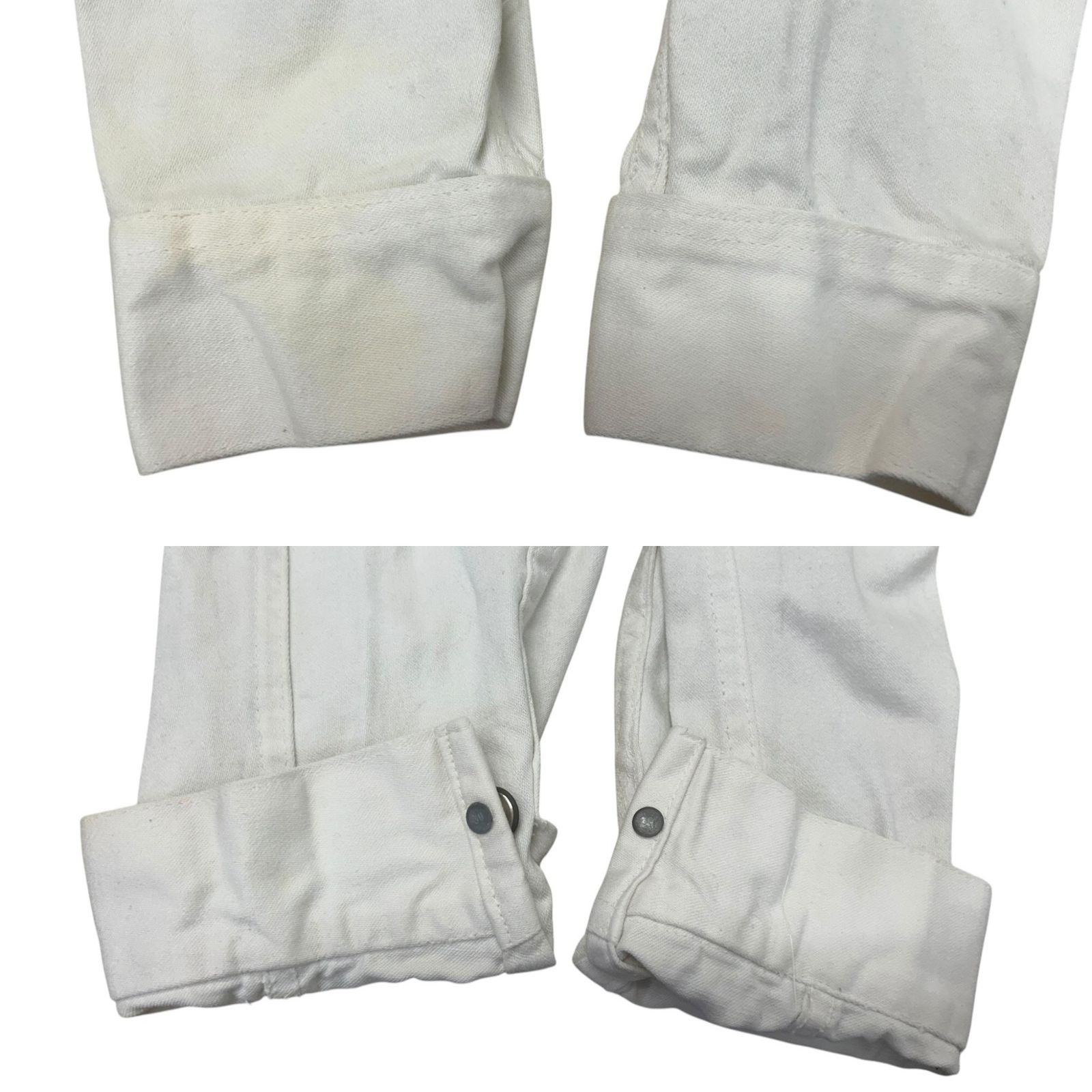 Lee (リー) RIDER JACKET ホワイトデニムジャケット Gジャン ベルギー 