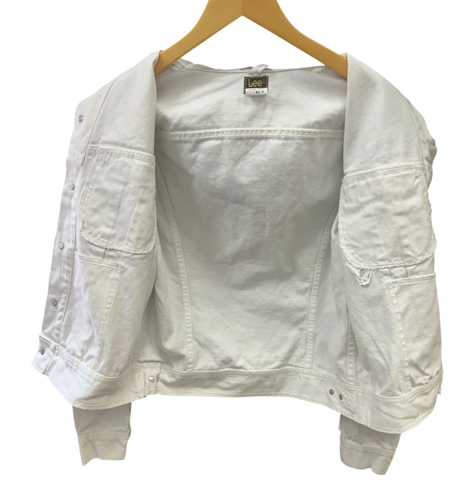 Lee (リー) RIDER JACKET ホワイトデニムジャケット Gジャン ベルギー 