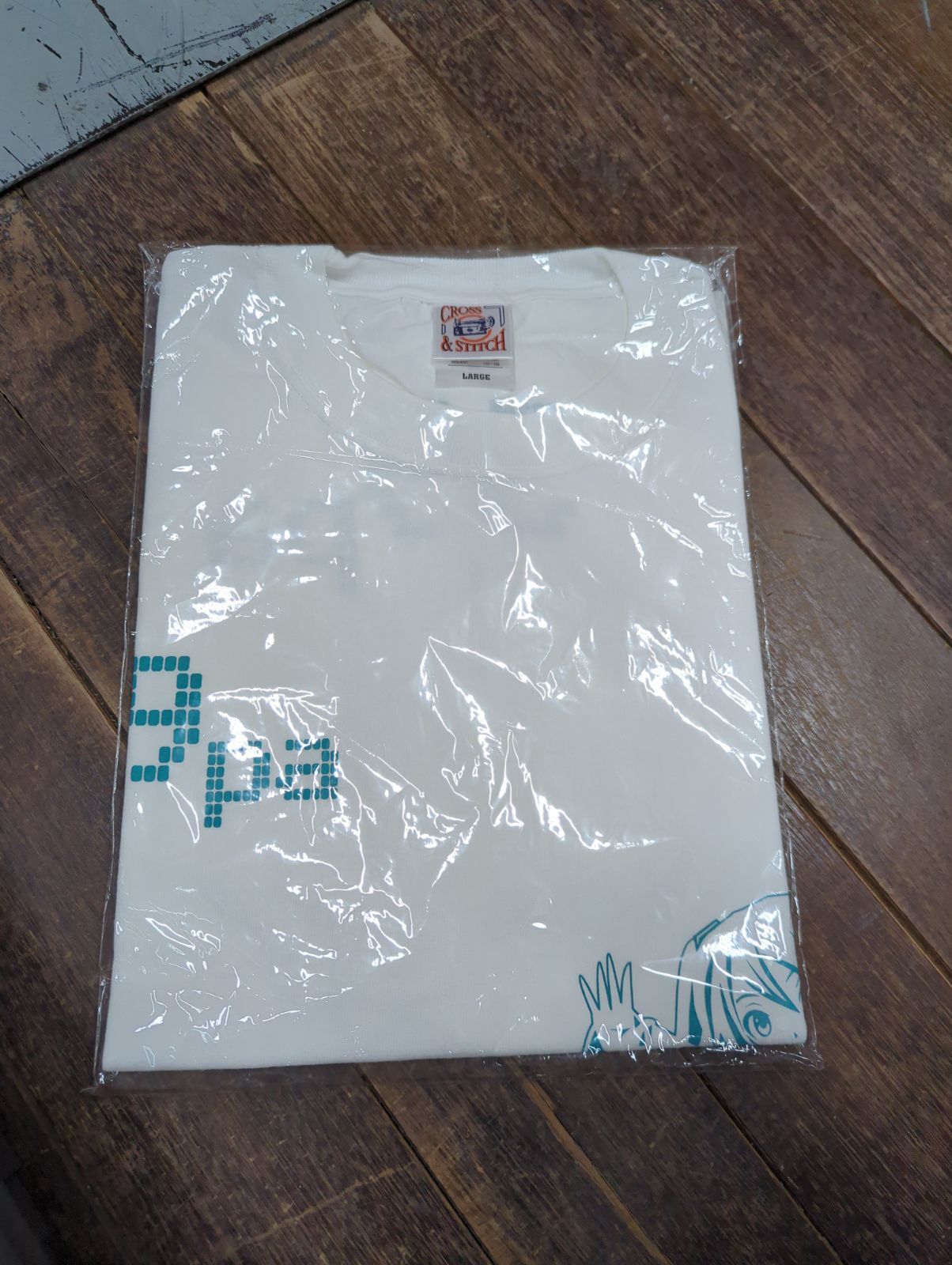 ミクパ tシャツ ホワイト 男性用lサイズ 初音ミク ライブパーティー 2011