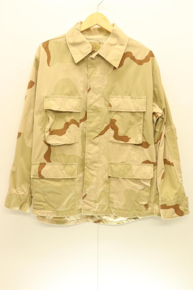 【中古】 US.ARMY メンズミリタリージャケット -- フィールドジャケット US.ARMY -- ベージュ 肌色 カーキ 迷彩 カモフラージュ