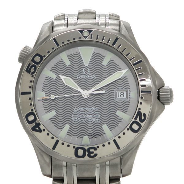 オメガ シーマスタープロ300 オメガ150周年記念 40mm 2232.3 メンズ 腕時計【Aランク】【中古】