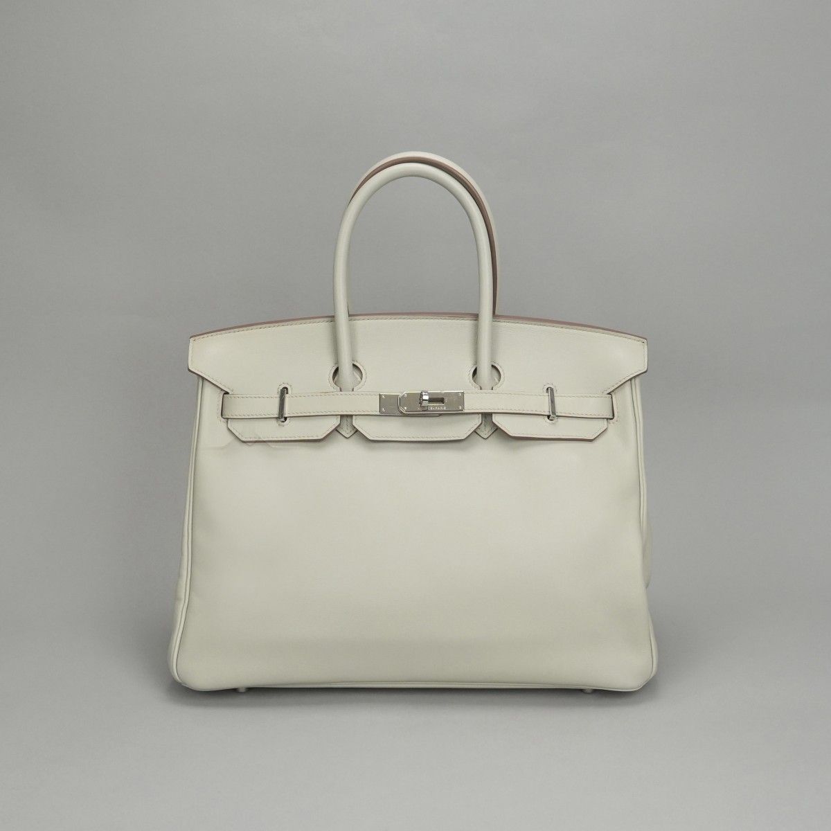 エルメス HERMES バーキン35 バーキン 35 バッグ トートバッグ スイフト パールグレー Pearl Gray グレー Gray シルバー金具 ハンドバッグ ヴォースイフト