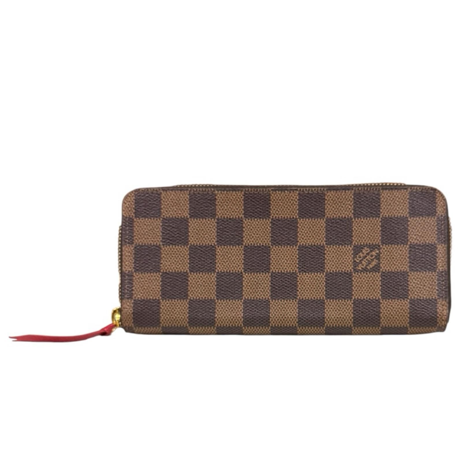 ルイヴィトン ポルトフォイユ･クレマンス ダミエ 長財布 ダミエキャンバス N60534 レディース LOUIS VUITTON 中古 ルイヴィトン ルイ ヴィトン