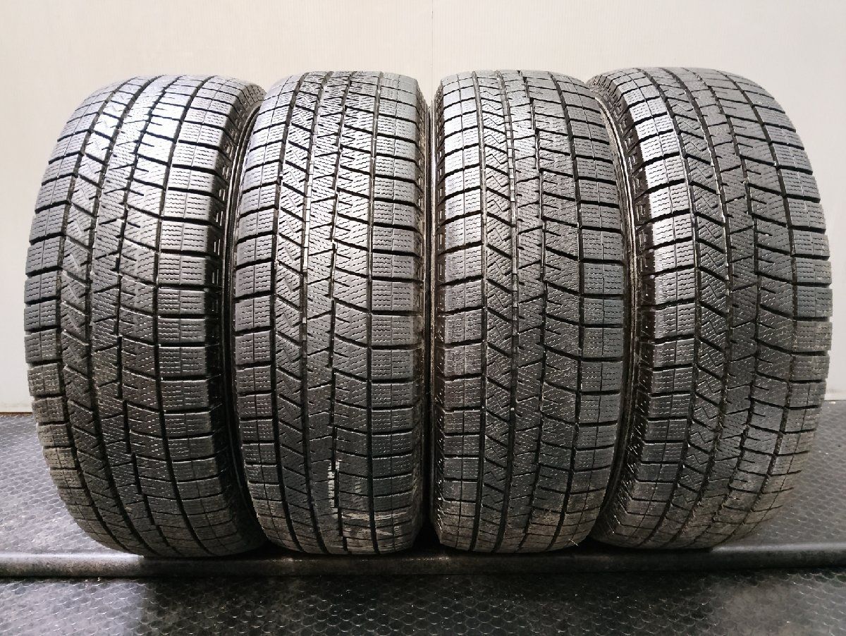 DUNLOP WINTER MAXX WM03 195/65R15 15インチ スタッドレス 4本 21年製 バリ溝 セレナ カローラツーリング ノア アイシス等　(KTF516)