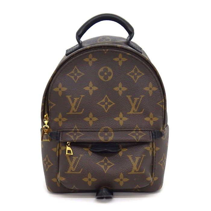 ルイ・ヴィトン LOUIS VUITTON バックパック・リュック パームスプリングス MINI M44873 ブラウン モノグラムキャンバス レザー 【中古】