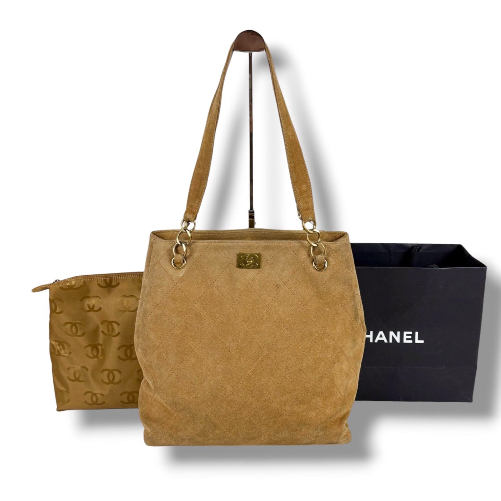 シャネル CHANEL ワイルドステッチ ミニトートバッグ ハンドバッグ 
