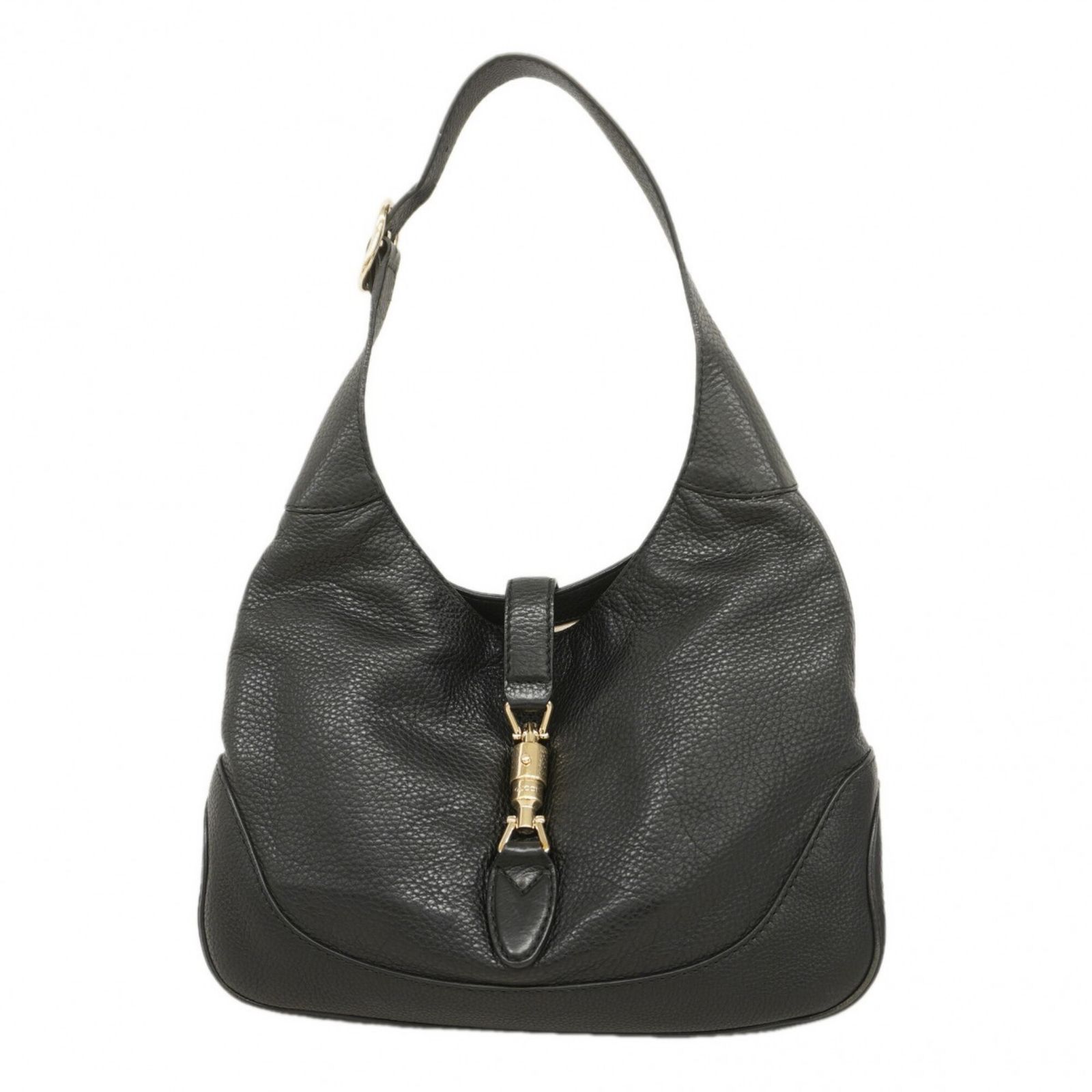 グッチ(Gucci) グッチ ショルダーバッグ ニュージャッキー 277520 レザー ブラック シャンパンレディース