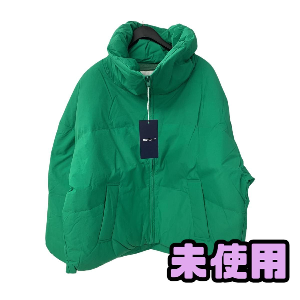 ★未使用★ ダウンジャケット meltum メルタム PUFF DOWN JACKET グリーン Mサイズ M0247002GRN BZN017868相