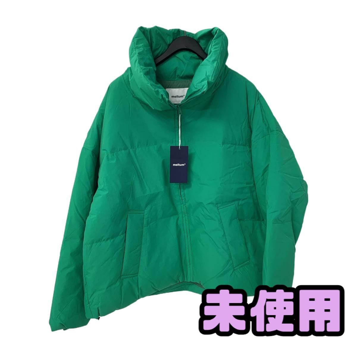 ★未使用★ ダウンジャケット meltum メルタム PUFF DOWN JACKET グリーン Mサイズ M0247002GRN BZN017874相
