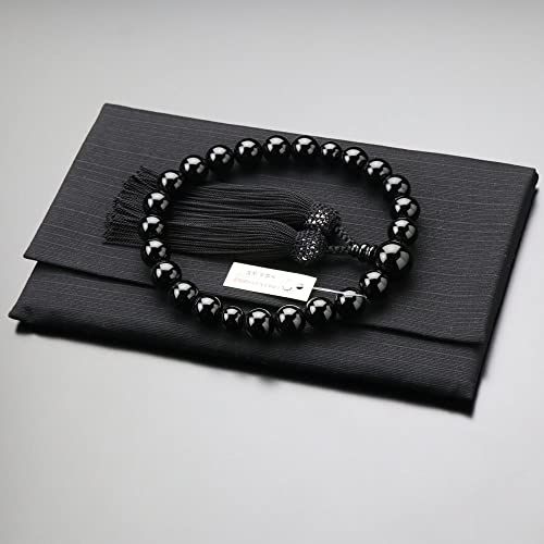 【新品】数珠 男性用 22玉 黒オニキス 正絹房(黒)【略式数珠 京念珠 京都 ブラックオニキス メンズ 宗派共通 葬儀 葬式 法事 法要 黒色 マイ数珠 2000100200193】【数珠袋プレゼント!】 38126fe5 【新品】数珠 男性用 22玉 黒オニキス 正絹房(黒)【略式数珠 京念珠 京都 ブラックオニキス メンズ 宗派共通 葬儀 葬式 法事 法要 黒色 マイ数珠 2000100200193】【数珠袋プレゼント!】 38126fe5