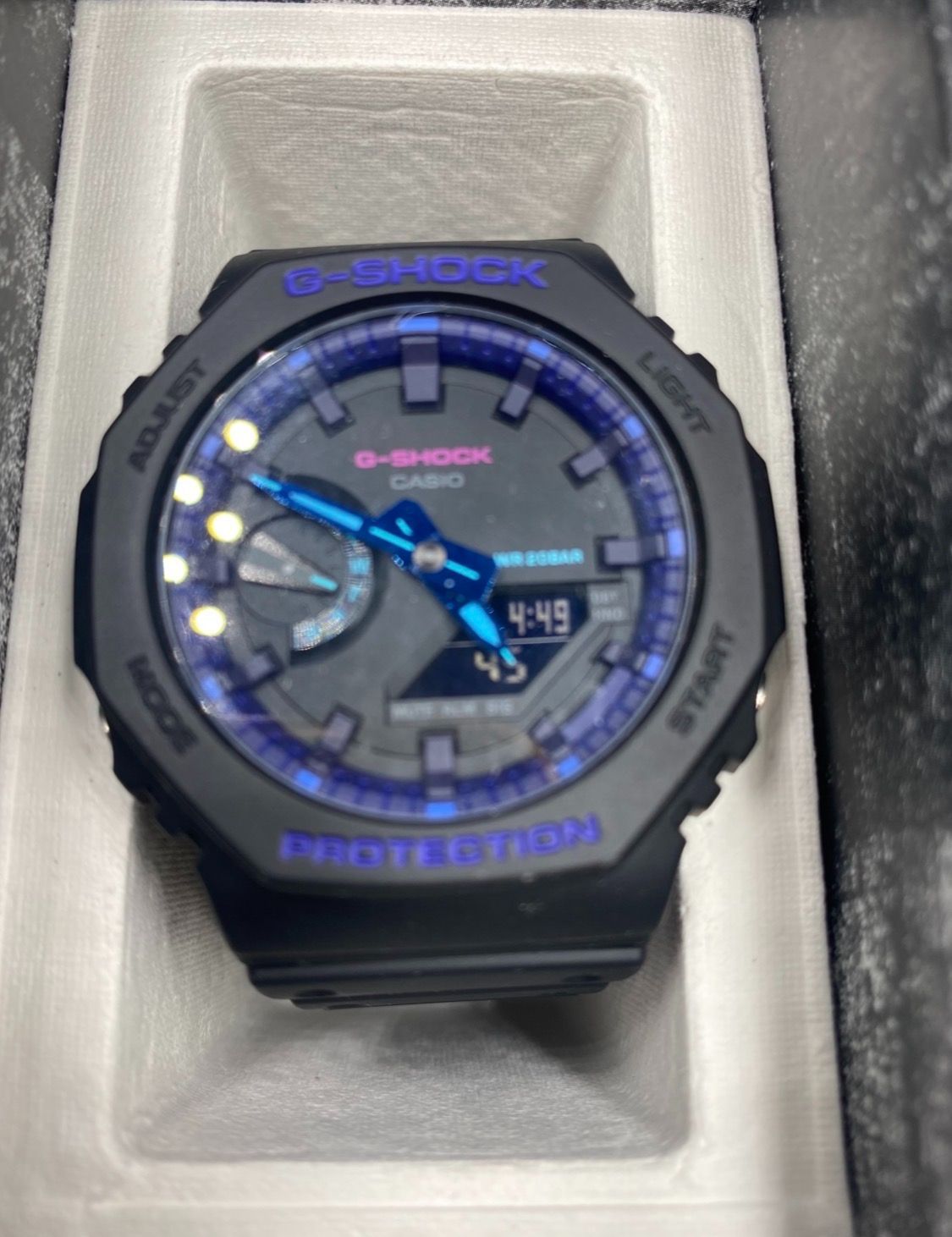 CASIO G-SHOCK GA-2100VB-1A 海外モデル タグなし 未使用品 - メルカリ