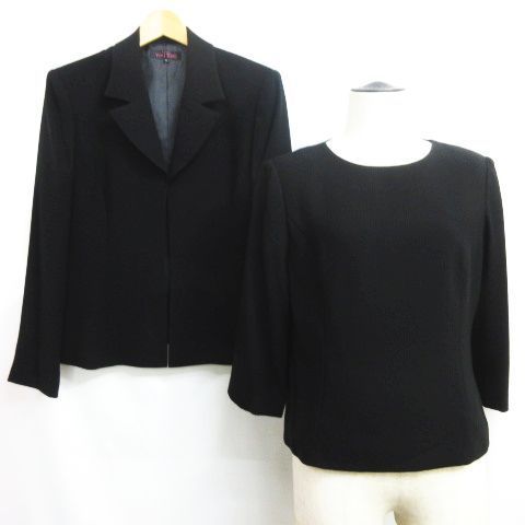 ユキトリイ YUKI TORII ブラックフォーマル セットアップ アンサンブル 礼服 喪服 ジャケット ワンピース 黒 7 NK-13857 01 レディース 116-201812051138