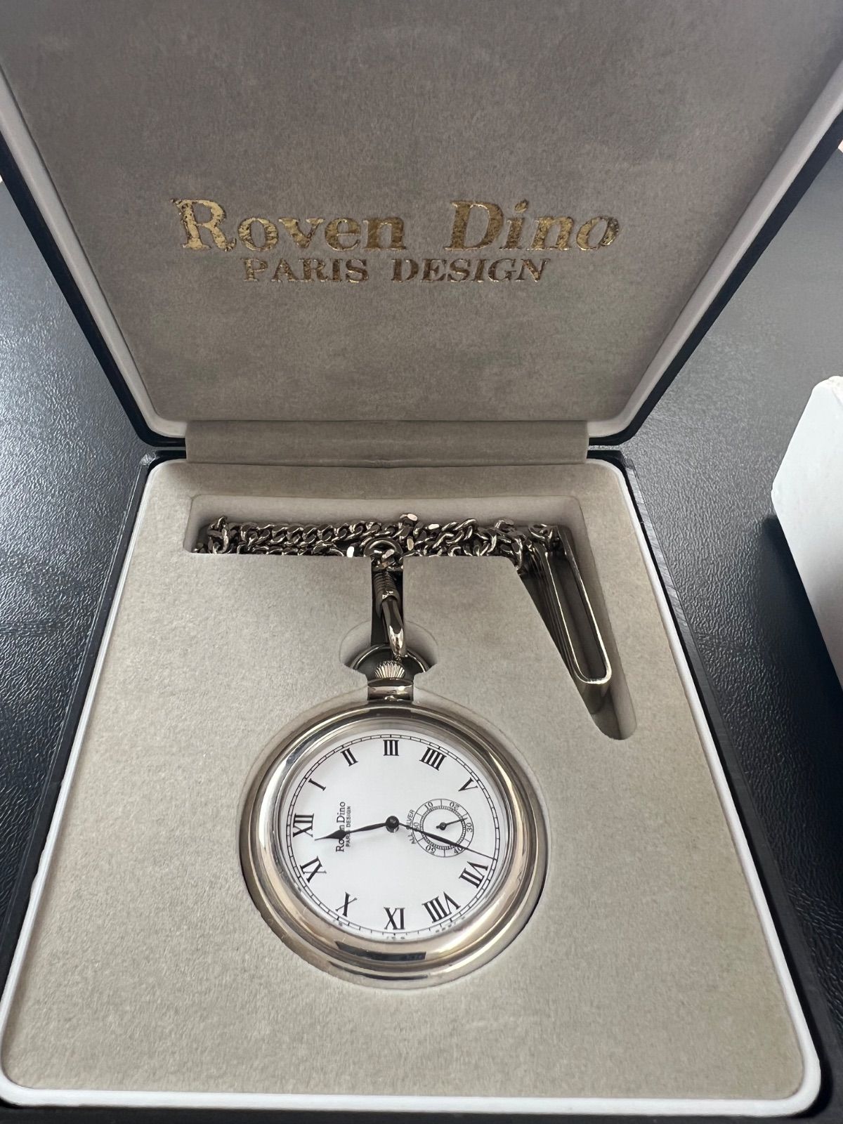 【銀製品】Roven Dino懐中時計54.6g