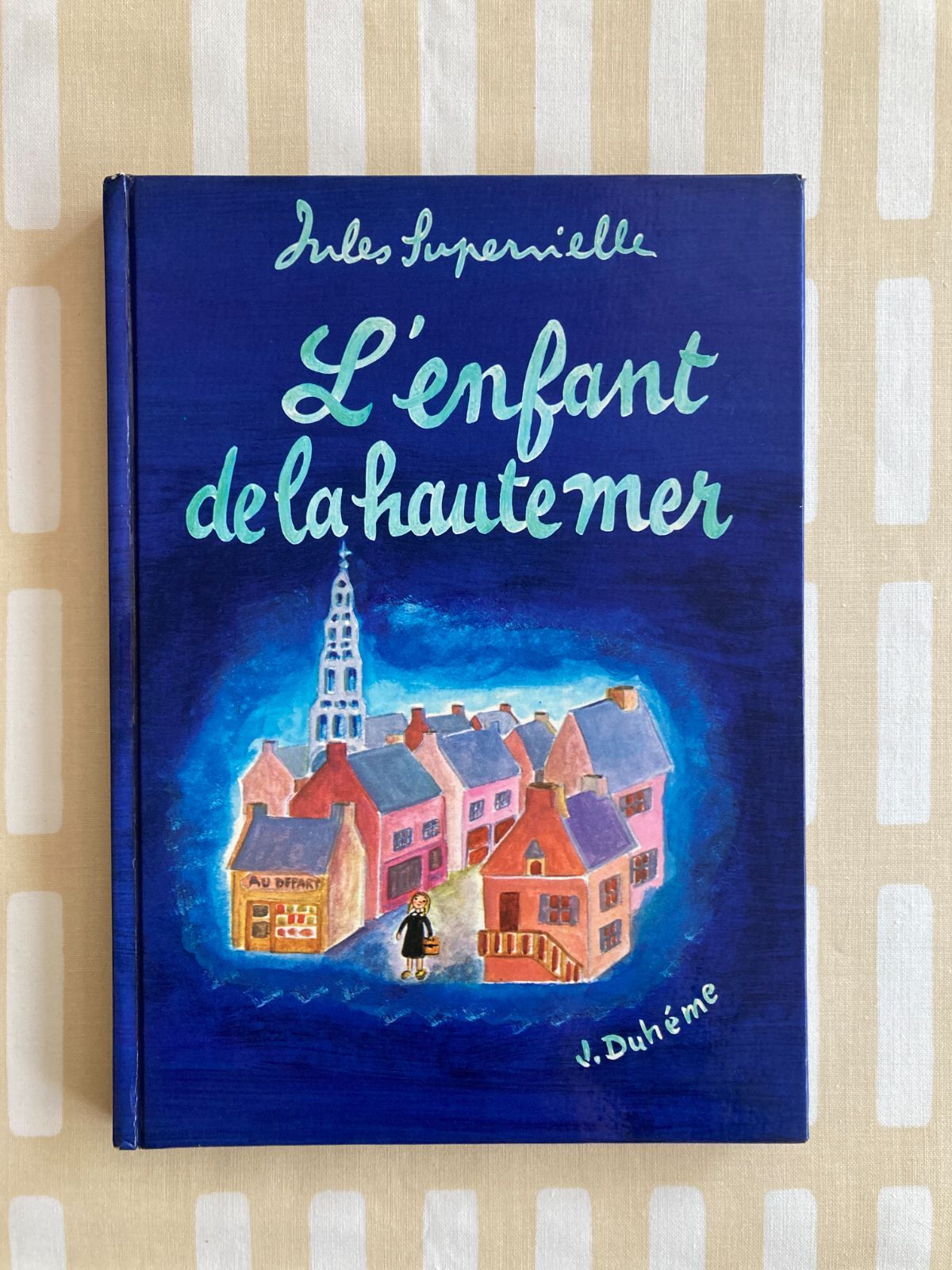 ジャクリーヌ・デュエム「L'enfant de la haute mer」1978年　フランス語　ヴィンテージ絵本　海