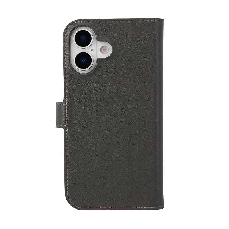 【新品】 [LANVIN COLLECTION ] iPhone 17用 スマホケース 手帳型 Folio Case Double Lined for MagSafe 正規品 ランバンコレクション (iPhone 17用) (Gray) 0