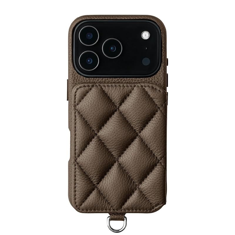 【新品】 【 DEMIU デミュウ 】 〔 iPhone対応 17ProMax用 〕 スマホケース 携帯カバー 背面 手帳型 おしゃれ 可愛い レザー 本革 プレゼント ギフト 女性 上品 グレイス GRACE〔 エトープ 〕