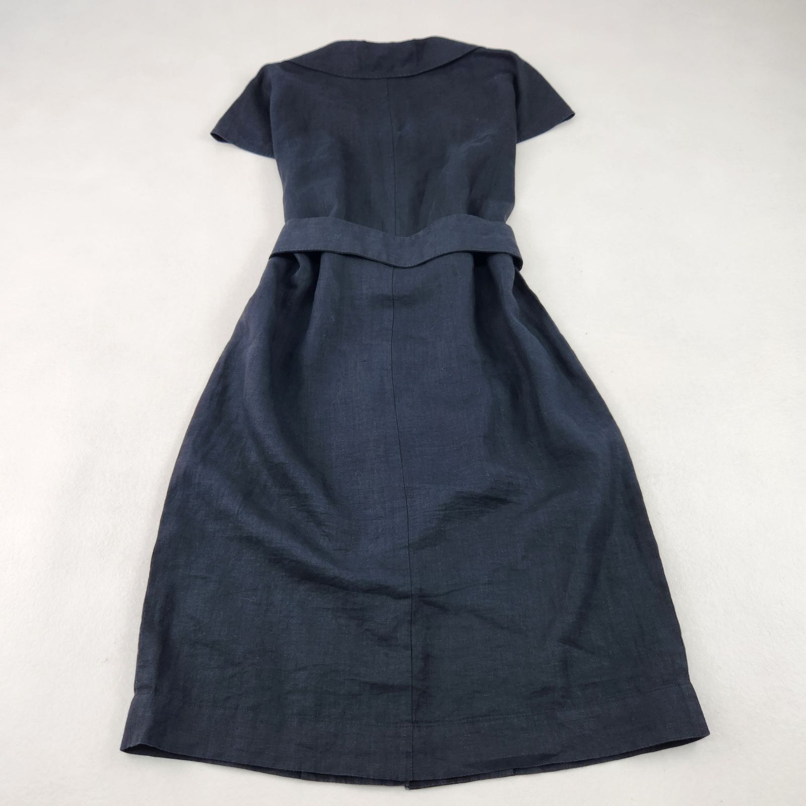 美品 Christian Dior ワンピース ノースリーブ ジレ リネン vintage