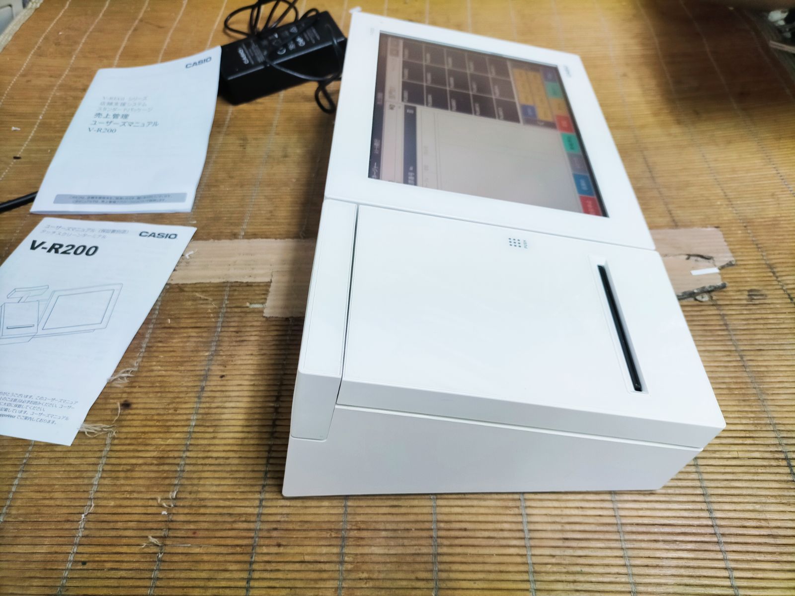 カシオレジスター V-R200 タッチ操作 設定無料Android 90407 - メルカリ