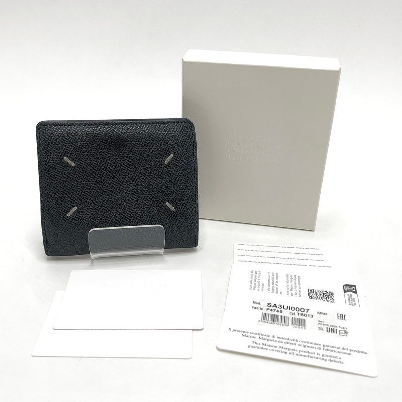 【現状渡し品】 MAISON MARGIELA メゾンマルジェラ 4-STITCH BI-FOLD WALLET SA3UI0007 二つ折り財布 コンパクトウォレット 【200-260507-rs-03-fur】