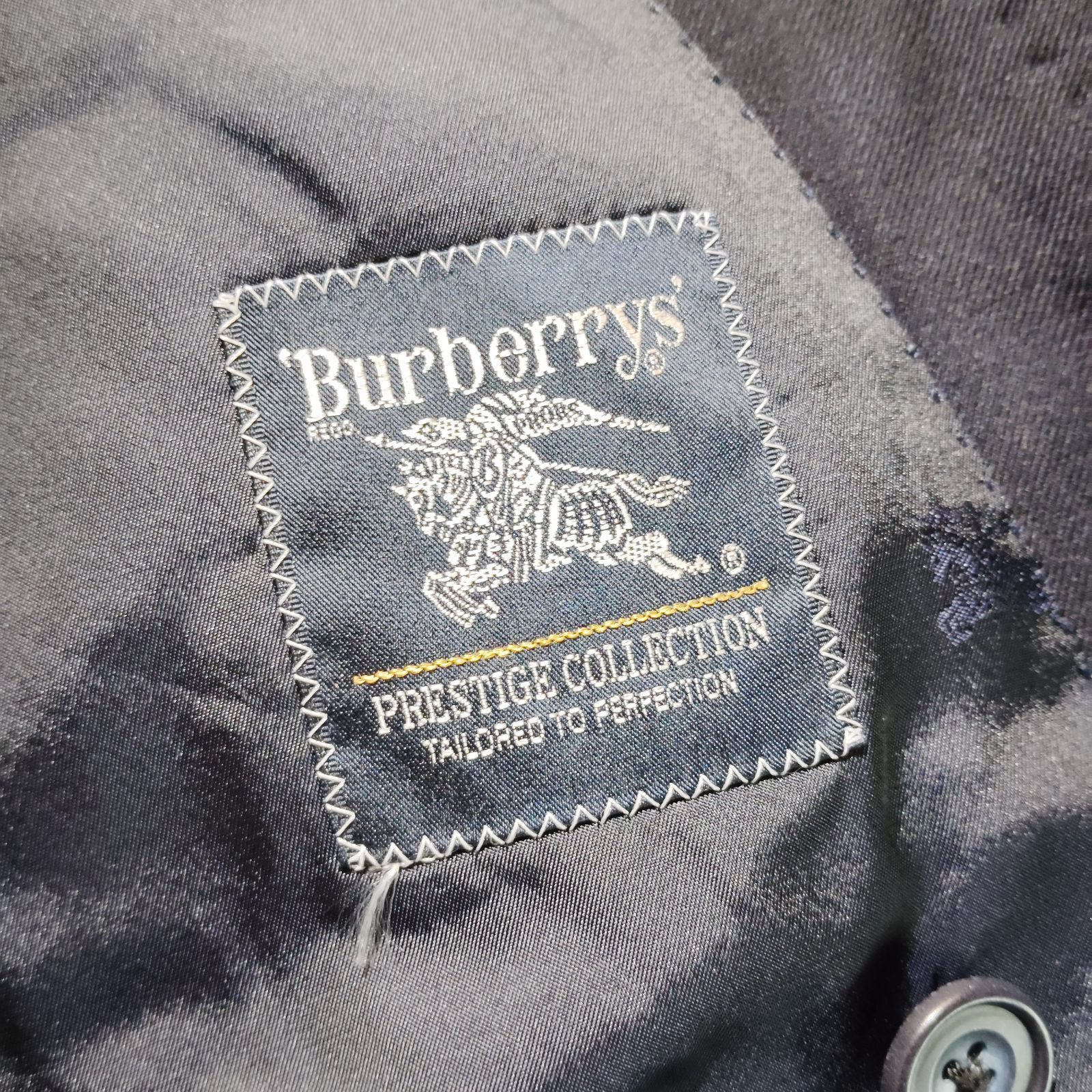 Burberry 90s 銀ボタンブレザー ウールカシミヤ ジャケット ダブル