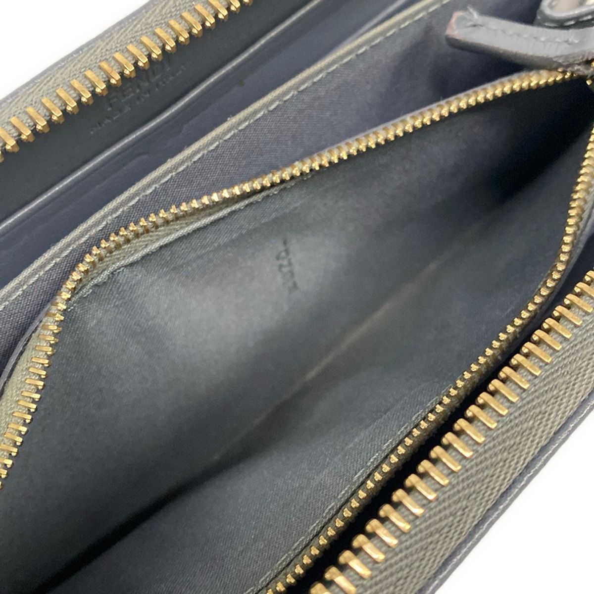 FENDI(フェンディ) 長財布 バイザウェイ 8M0299 ブルーグレー ラウンド