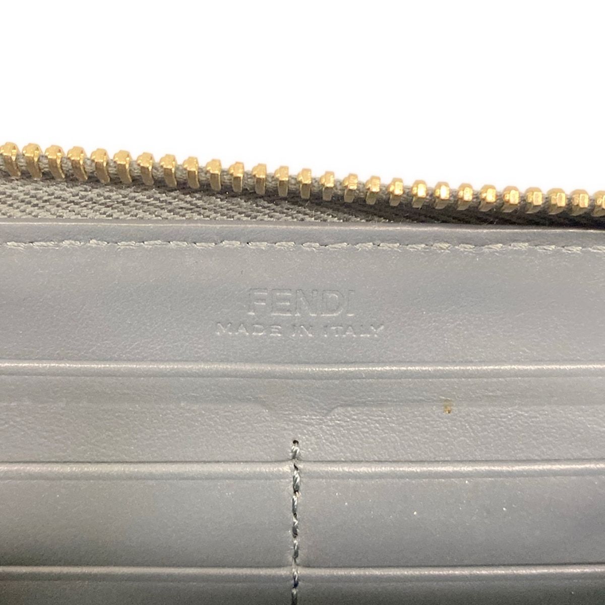FENDI(フェンディ) 長財布 バイザウェイ 8M0299 ブルーグレー ラウンド