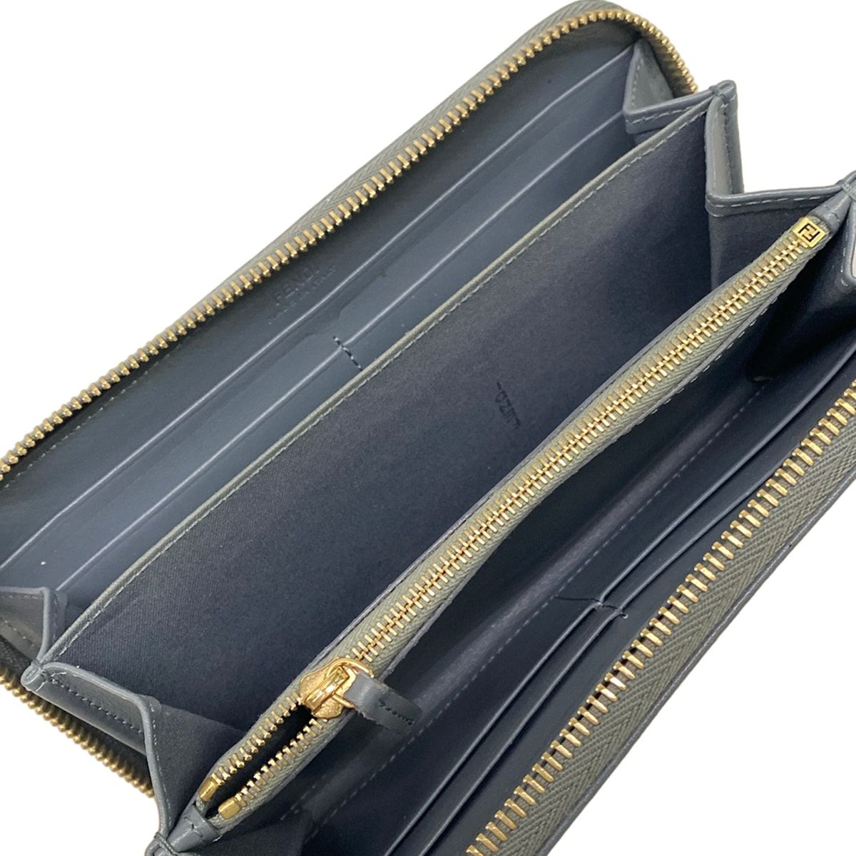 FENDI(フェンディ) 長財布 バイザウェイ 8M0299 ブルーグレー ラウンド