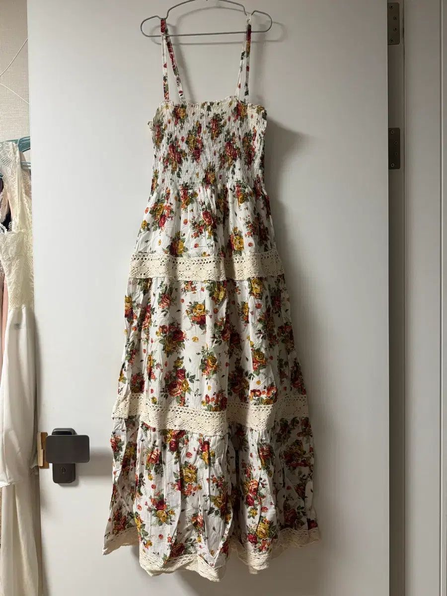 ヴィンテージ フラワー ロング丈ワンピース コレクション