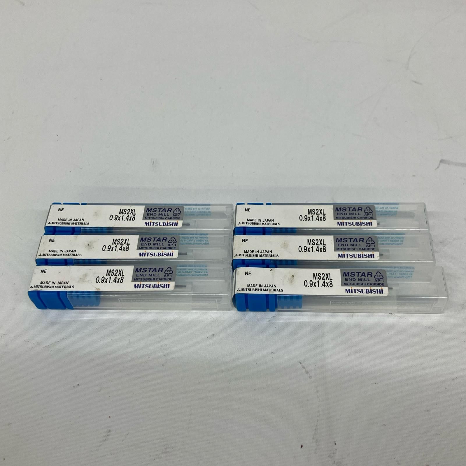 MITSUBISHI ミツビシ 超硬エンドミル MS2XL 6本セット