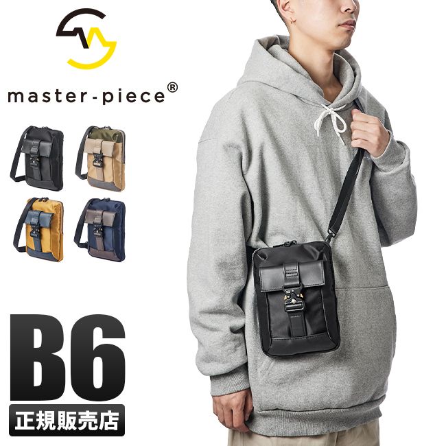 【メーカー正規品】マスターピース バッグ ショルダーバッグ ショルダーポーチ メンズ ブランド レザー 本革 縦型 日本製 master-piece 02750-n 16,280円