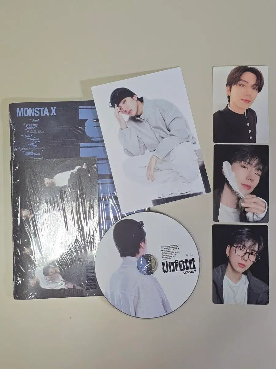 MONSTA X unfold アンフォールド キヒョン アルバム + トレカ