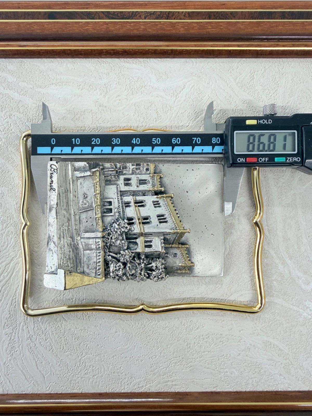 BRUNEL イタリア製 銀メッキレリーフ 金属工芸 美術品 - メルカリ