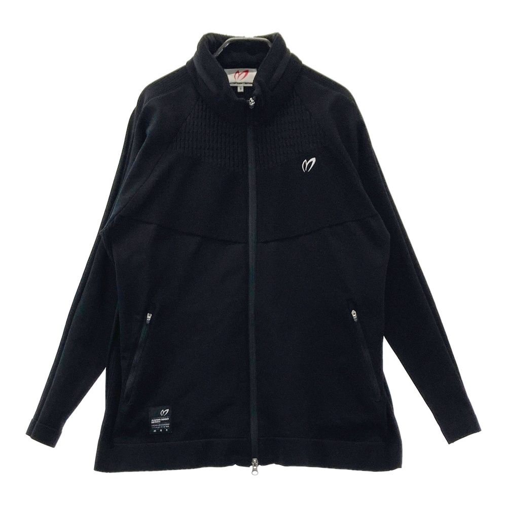 サイズ：6 MASTER BUNNY EDITION マスターバニーエディション ; 2way ニット ジップジャケット ブラック系 [240101621539] ゴルフウェア メンズ ストスト
