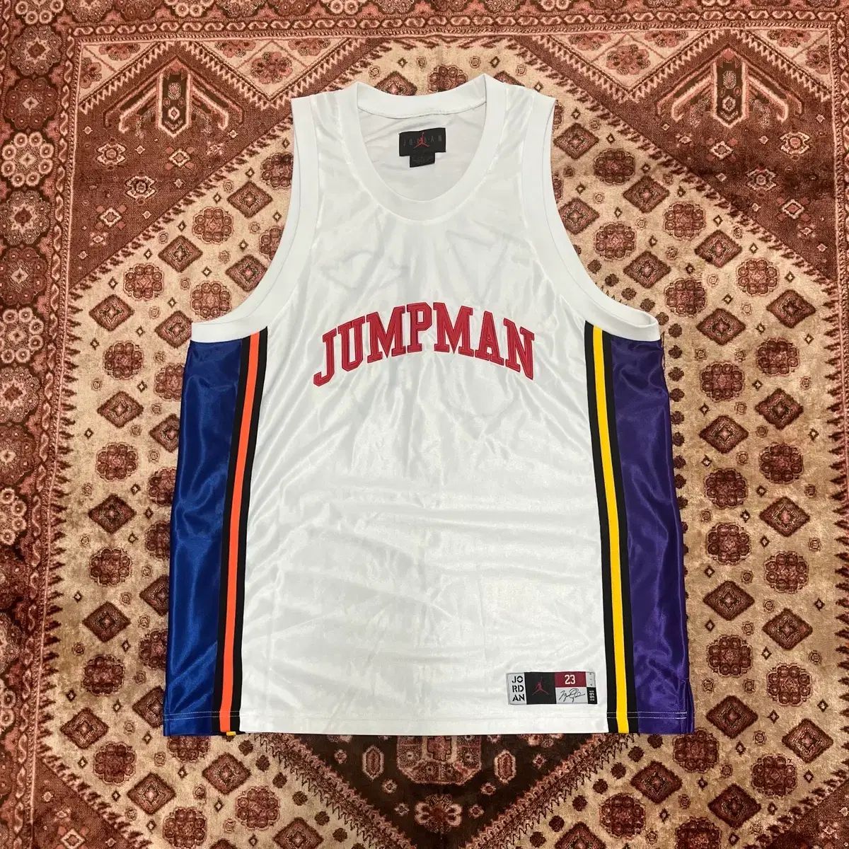 ジョーダン ジャンプマン 白 バスケット ジャージ 23 XL