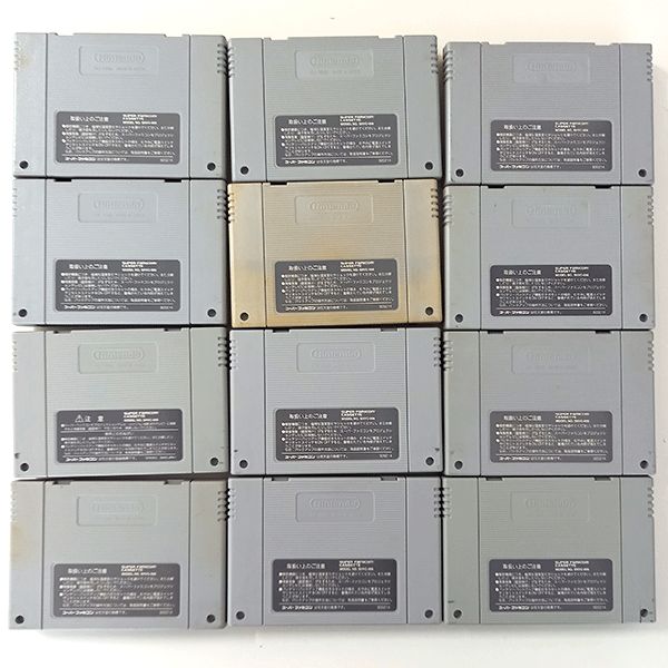 スーパーファミコン ゲームカセット まとめ売り 12点セット #m00323