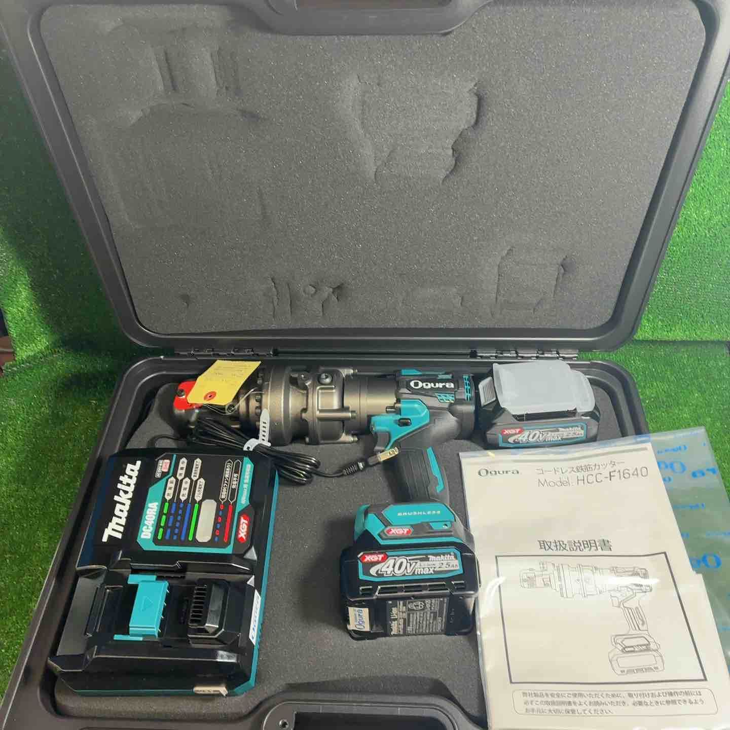 【未使用品】オグラ(Ogura) コードレス鉄筋カッター HCC-F1640_40V2個【藤沢店】