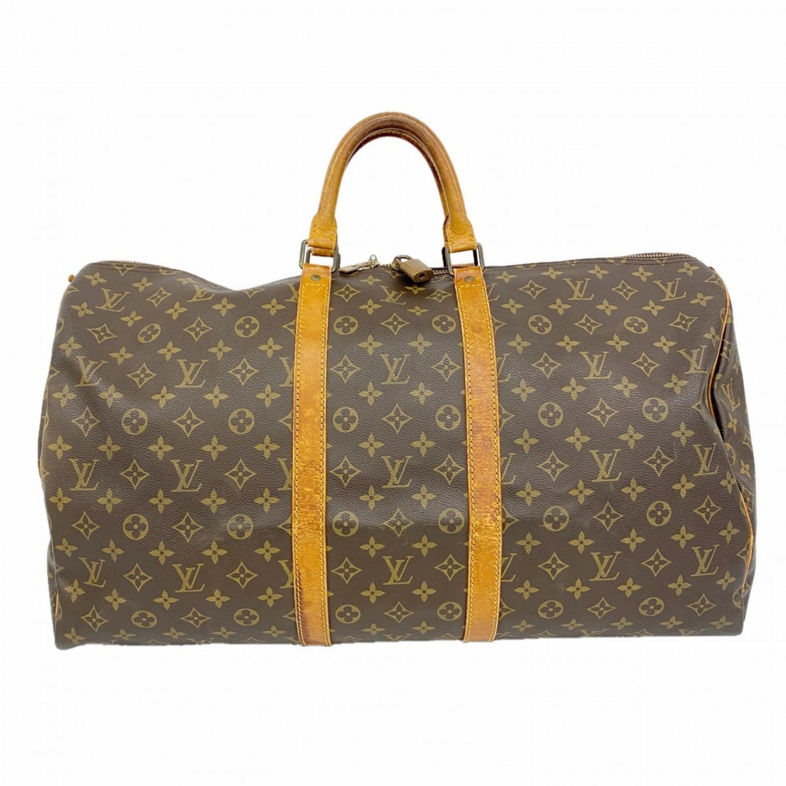 ルイ・ヴィトン(Louis Vuitton) ルイ・ヴィトン バッグ・ボストンバッグ モノグラム キーポル55 M41424 ブラウンメンズ レディース