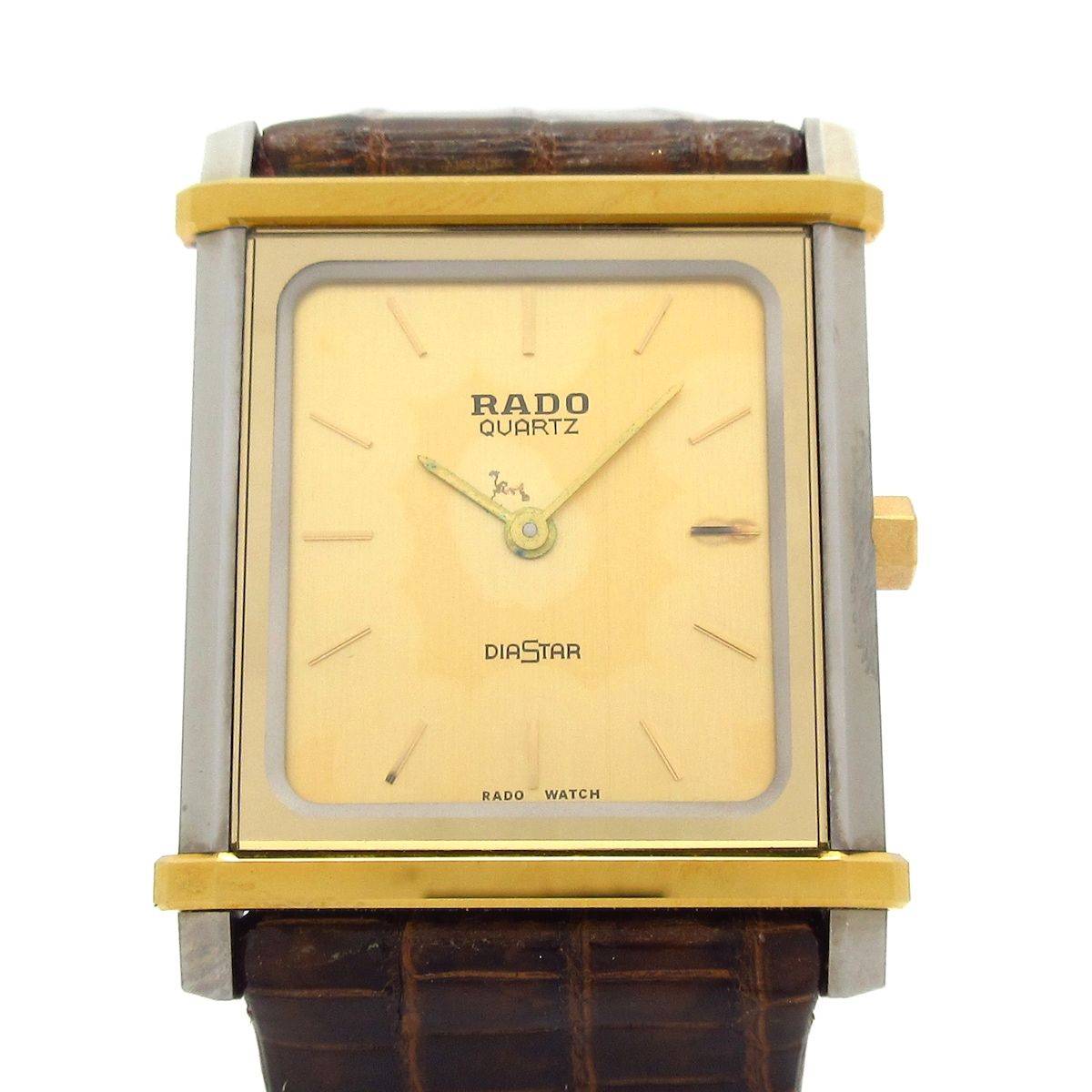 RADO(ラドー) 腕時計 DIASTAR 179.9508.3 レディース 型押し加工 ゴールド