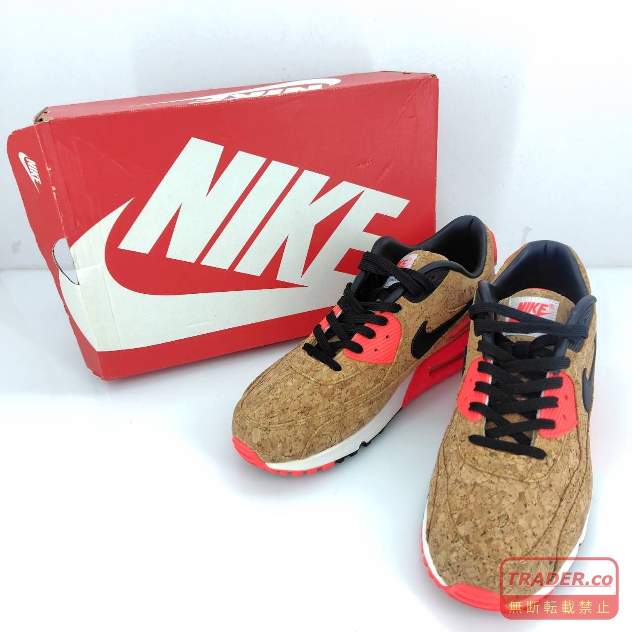 05w21180 ナイキ NIKE エア マックス 90 アニバーサリー AIR MAX 90 ANNIVERSARY コルク 29.0cm US11 UK10 EU45 中国製 メンズ スニーカー 725235-706 【中古品】