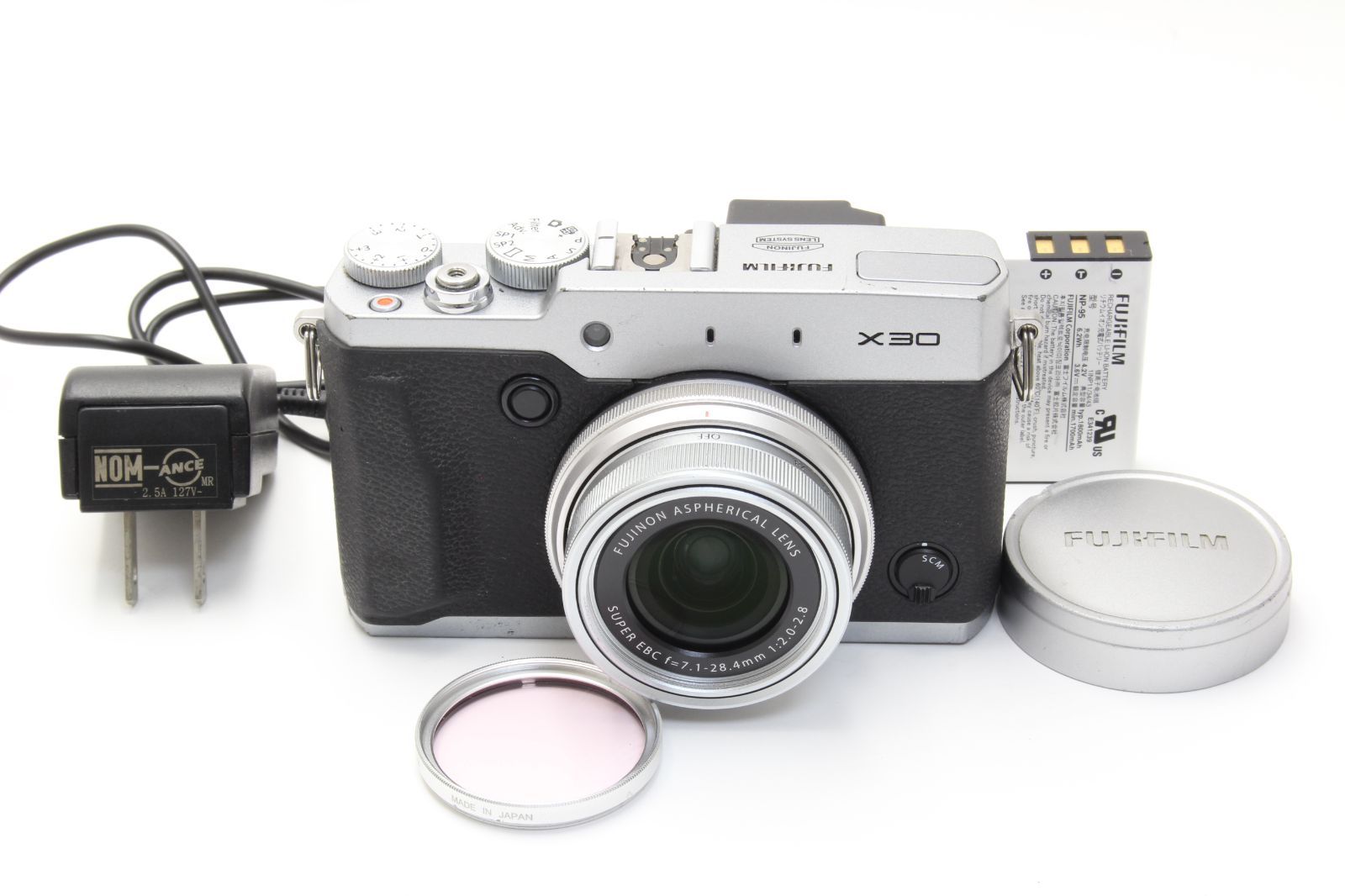 AB (良品) FUJIFILM 富士フィルム X30 シルバー 初期不良返品無料 5-27