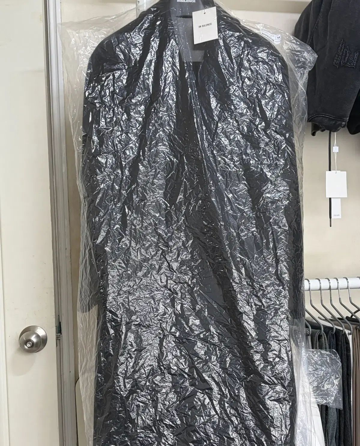新品 INSILENCE インサイレンス カシミア ダブル ロング コート M