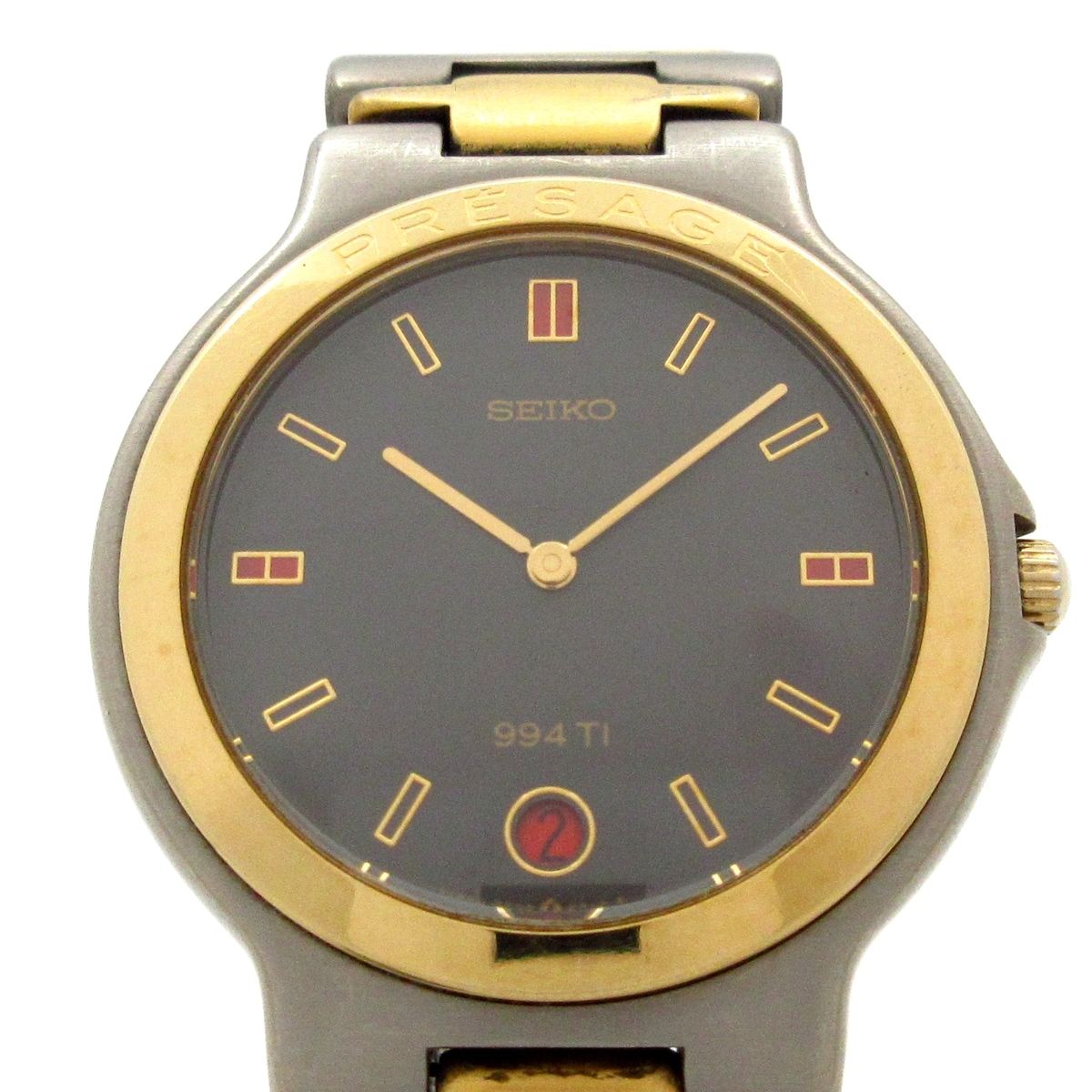 SEIKO(セイコー) 腕時計 PRESAGE(プレザージュ) 9539-6020 メンズ ダークグレー