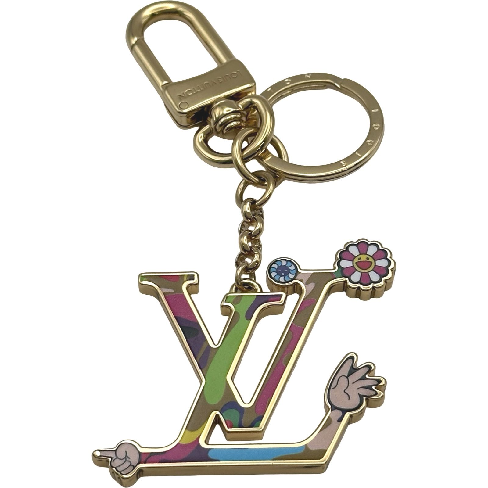 ルイ・ヴィトン LOUIS VUITTON LVアイコニックスーパーフラット 村上隆